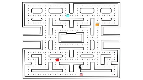 Pac Man Maze Printable